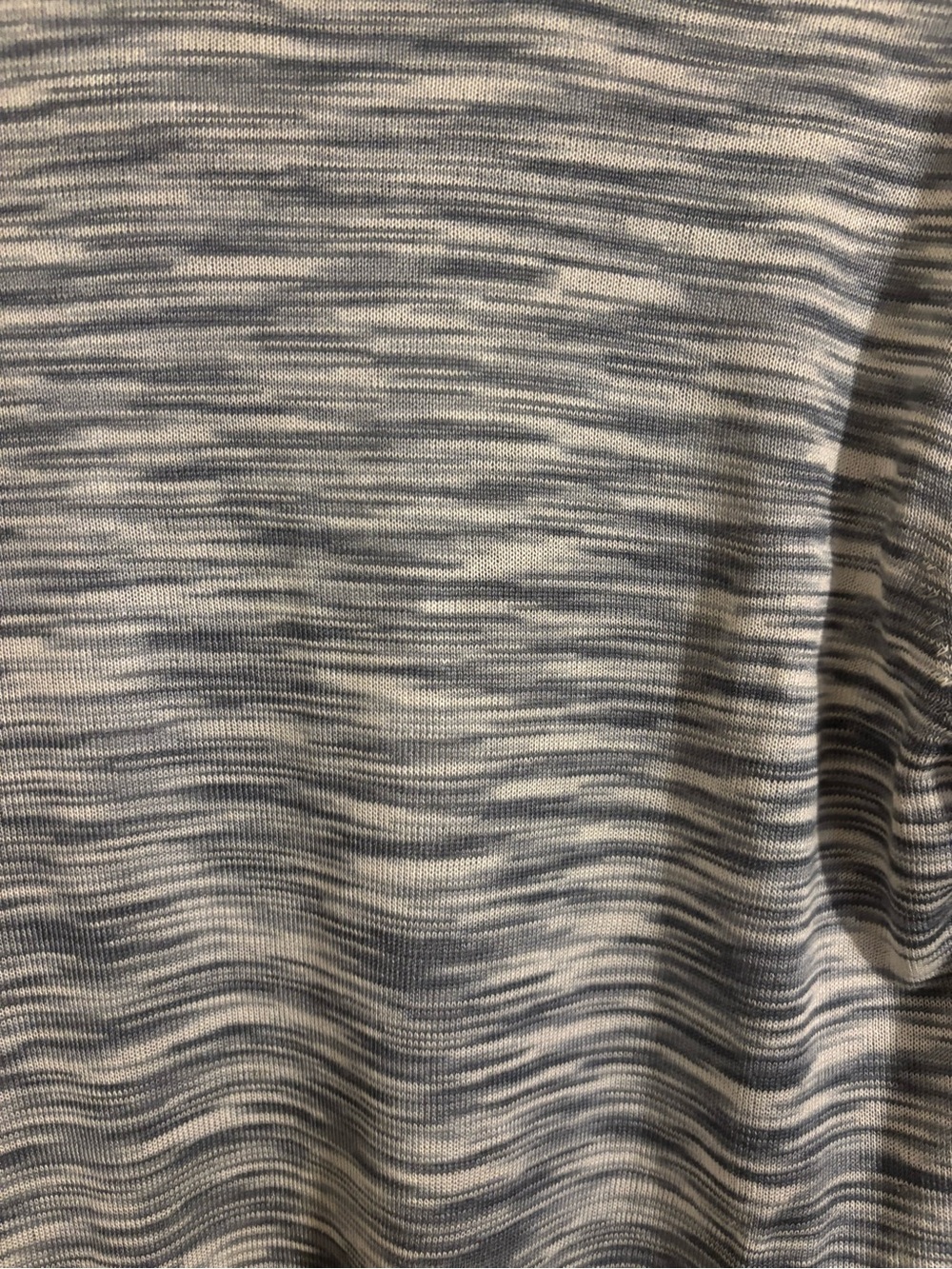 Ost Gray Marled Long Sleeve Sweater Top Blue Willow Large NWT - Picture 4 of 6